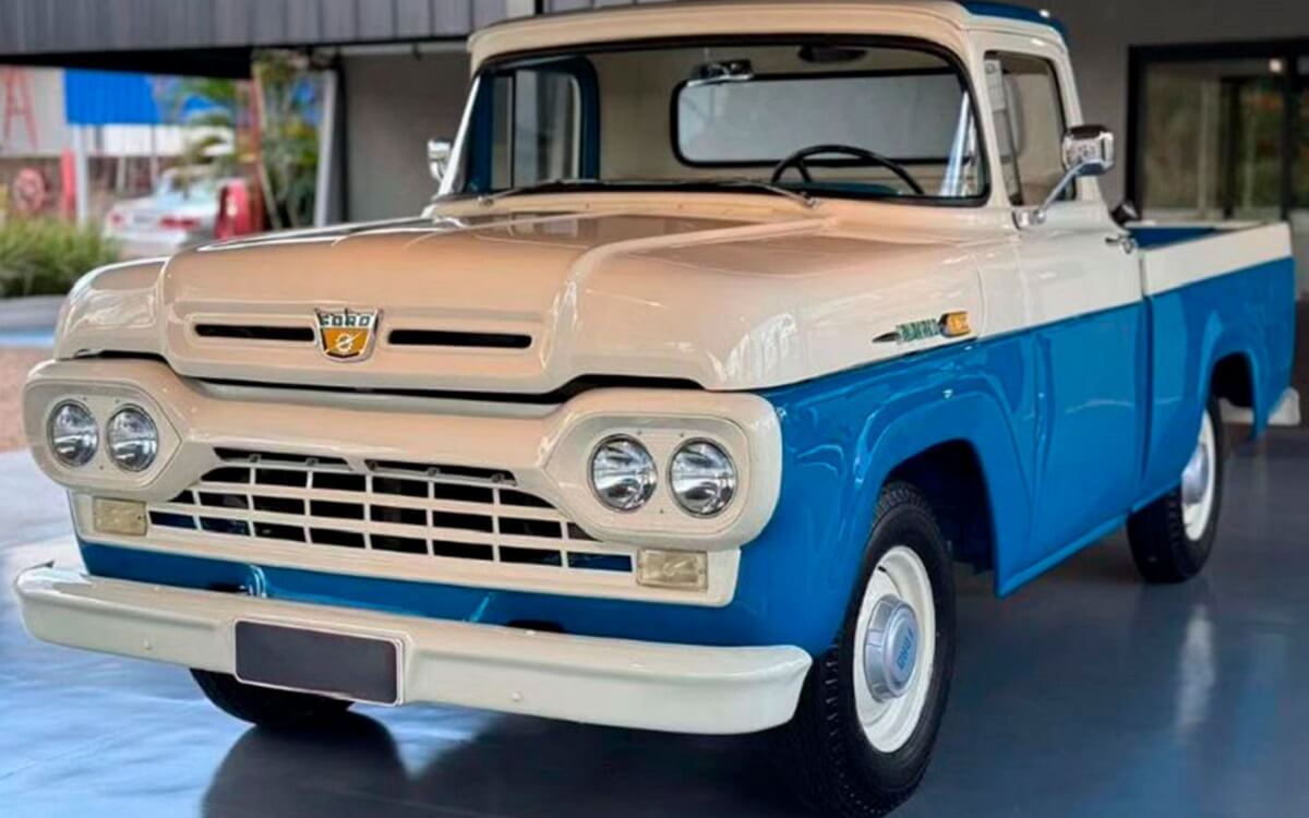 60 años, pero 0 km: el sorprendente estado de una pick up de Ford de 1960