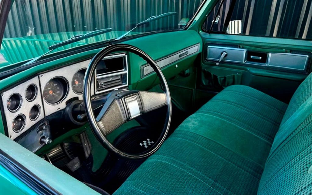 Interior de la pick up