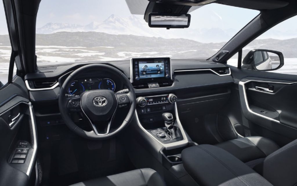 Interior de la última Toyota RAV4