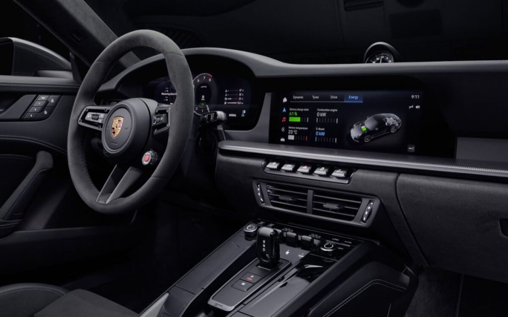 Interior del 911 híbrido