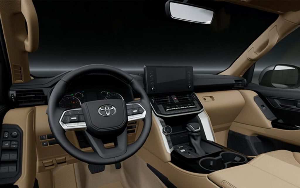 Interior del nuevo Toyota Land Cruiser