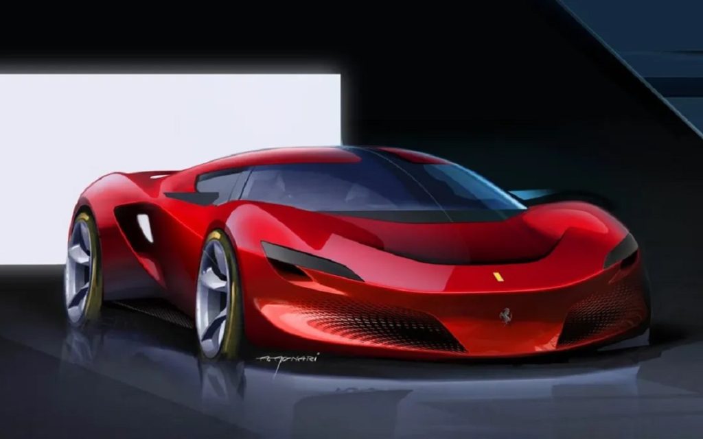 Sistema especial para crear sonido en un coche eléctrico de Ferrari