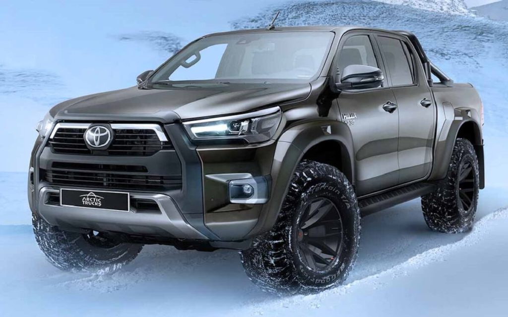 En detalle, la Toyota Hilux AT35 preparada para climas extremos