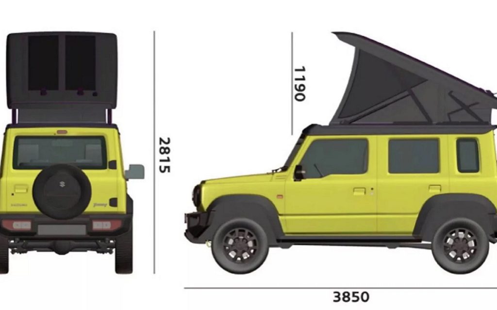 Suzuki Jimny, SUV, futura pick up y ahora también camper