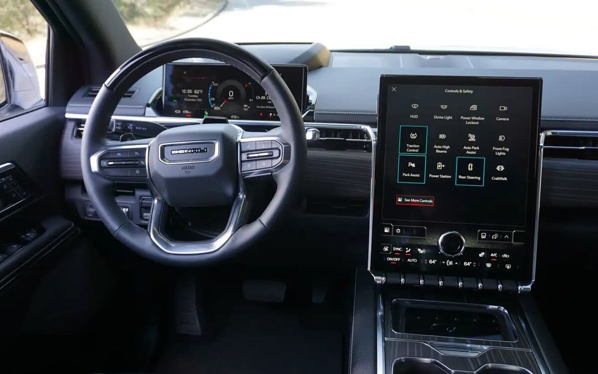 GMC Sierra EV Denali 2025 interior