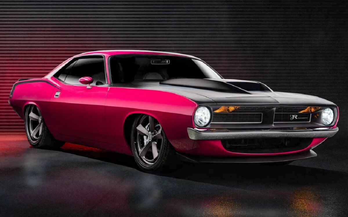 Plymouth Cuda de 1970 modificado y transformado